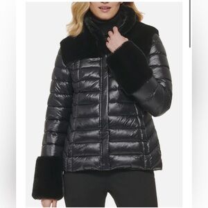 DKNY Black Puffer Jacket